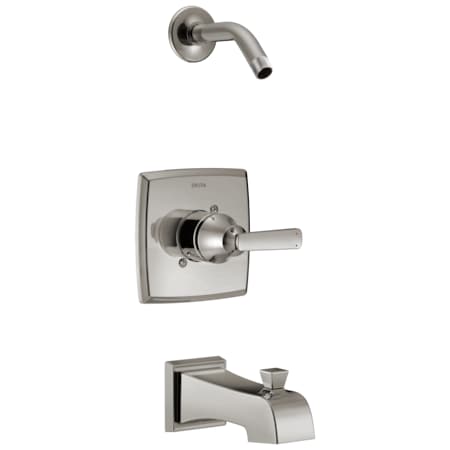 Delta Ashlyn Monitor 14 Series Tub & Shower Trim - Less Head Stainless T14464-SSLHD